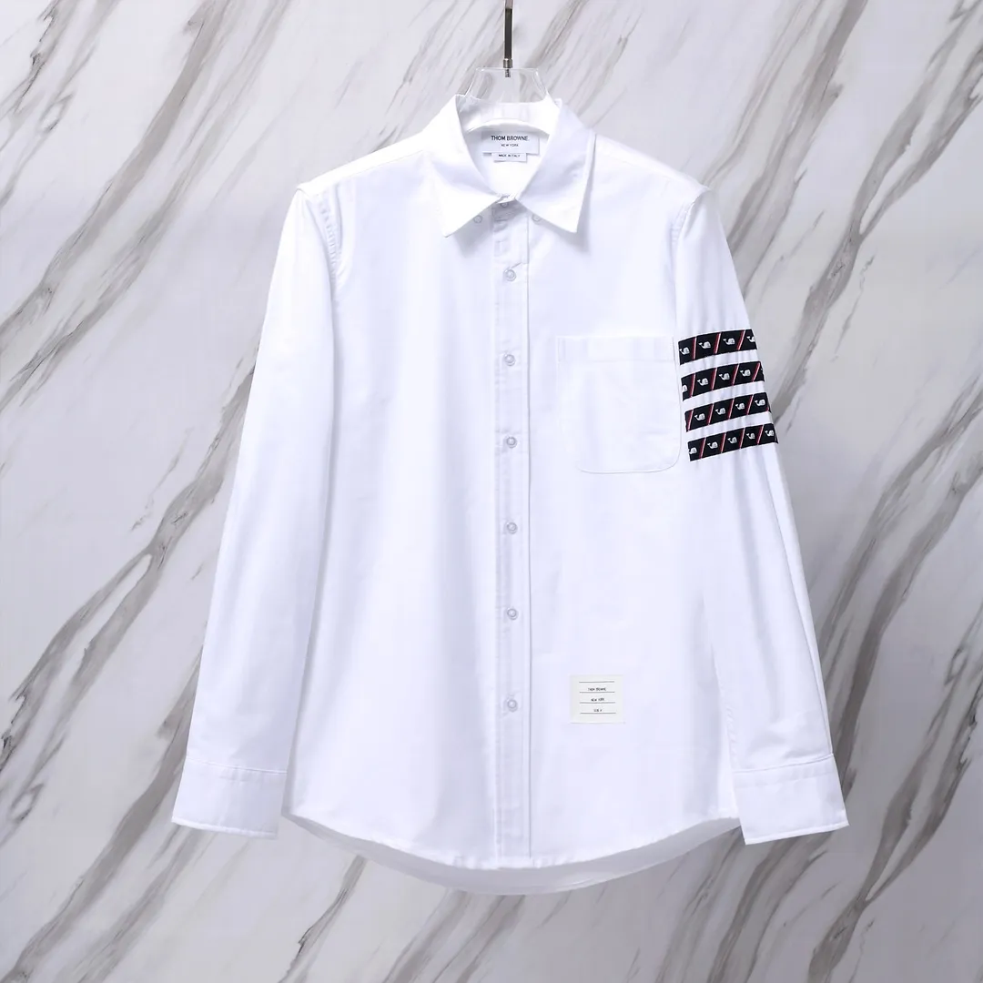 ：513（TBNew Arrival ） THOM BROWNE .TB Classic New Arrival 100% Factory Quality Same Style TB TB + + ：White/Blue Size：0/1/2/3/4